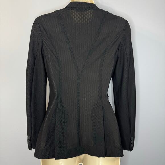 R.J. Classics Harmony Mesh Show Coat Blazer Stretch Riding Equestrian Black 18R - Picture 5 of 16